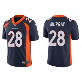Men's Denver Broncos Latavius Murray Navy Vapor Limited Jersey