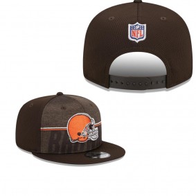 Men's Cleveland Browns Brown 2023 NFL Training Camp 9FIFTY Snapback Hat