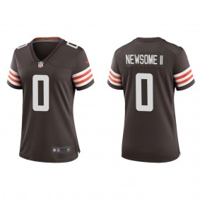 Women's Cleveland Browns Greg Newsome II Brown Game Jersey