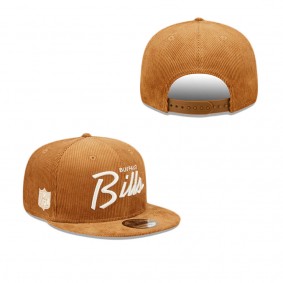 Buffalo Bills Corduroy Script 9FIFTY Snapback Hat