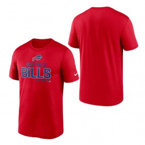 Men's Buffalo Bills Nike Red Legend Community Performance T-Shirt