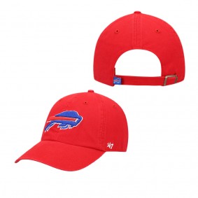 Men's Buffalo Bills Red Secondary Clean Up Adjustable Hat