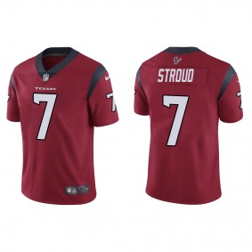 Men's Houston Texans C. J. Stroud Red 2023 NFL Draft Vapor Limited Jersey