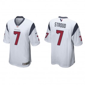 Men's Houston Texans C. J. Stroud White 2023 NFL Draft Jersey
