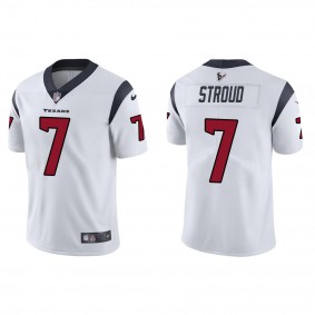 Men's Houston Texans C. J. Stroud White 2023 NFL Draft Vapor Limited Jersey
