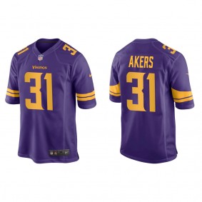Men's Cam Akers Minnesota Vikings Purple Alternate Game Jersey
