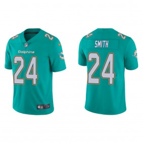 Men's Miami Dolphins Cam Smith Aqua 2023 NFL Draft Vapor Limited Jersey