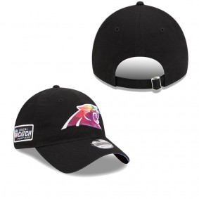 Men's Carolina Panthers Black 2023 NFL Crucial Catch 9TWENTY Adjustable Hat