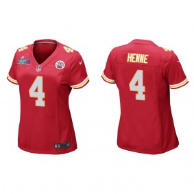 Chad Henne Women's Kansas City Chiefs Super Bowl LVII Red Game Jersey
