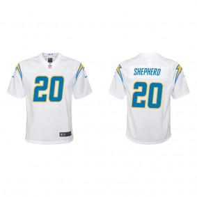 Youth Los Angeles Chargers Darrius Shepherd White Game Jersey