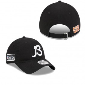 Men's Chicago Bears Black 2023 Crucial Catch 9TWENTY Adjustable Hat