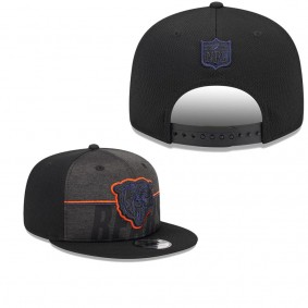 Men's Chicago Bears Black 2023 NFL Training Camp 9FIFTY Snapback Hat