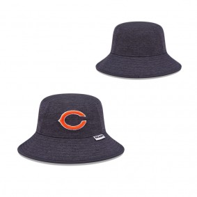 Men's Chicago Bears Heather Navy Bucket Hat