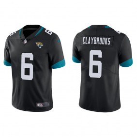 Men's Jacksonville Jaguars Chris Claybrooks Black Vapor Limited Jersey