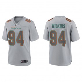 Christian Wilkins Miami Dolphins Gray Atmosphere Fashion Game Jersey