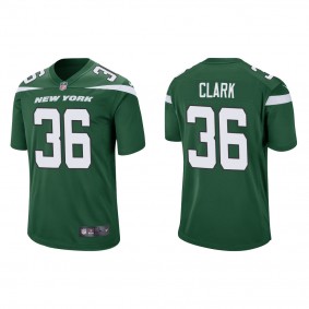 Men's Chuck Clark New York Jets Green Game Jersey