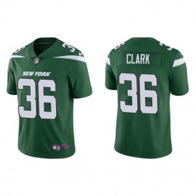 Men's Chuck Clark New York Jets Green Vapor Limited Jersey