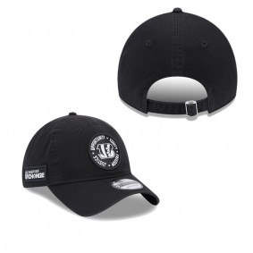 Men's Cincinnati Bengals Black 2022 Inspire Change 9TWENTY Adjustable Hat