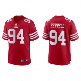 Men's Clelin Ferrell San Francisco 49ers Scarlet Game Jersey