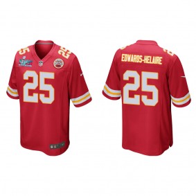 Clyde Edwards-Helaire Men's Kansas City Chiefs Super Bowl LVII Red Game Jersey