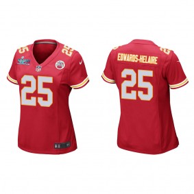 Clyde Edwards-Helaire Women's Kansas City Chiefs Super Bowl LVII Red Game Jersey