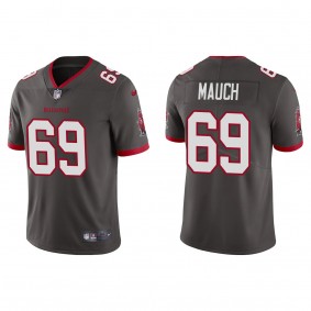 Men's Tampa Bay Buccaneers Cody Mauch Pewter 2023 NFL Draft Vapor Limited Jersey
