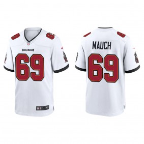 Men's Tampa Bay Buccaneers Cody Mauch White 2023 NFL Draft Game Jersey