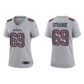 Cole Strange Women's New England Patriots Gray Atmosphere Fashion Game Jersey