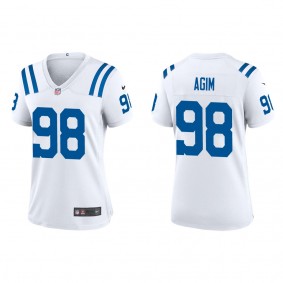 Women's Indianapolis Colts McTelvin Agim White Game Jersey