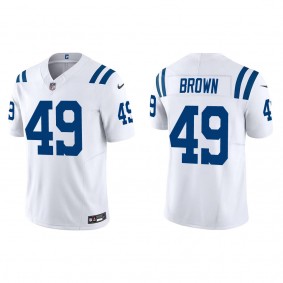 Men's Indianapolis Colts Pharaoh Brown White Vapor F.U.S.E. Limited Jersey