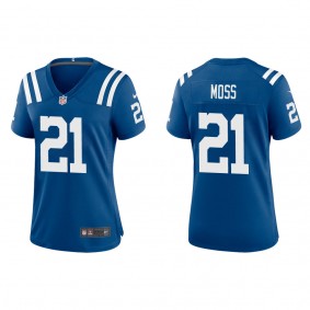 Women's Indianapolis Colts Zack Moss Royal Game Jersey