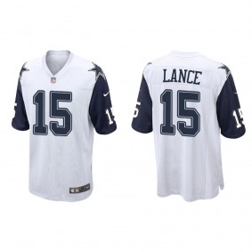 Men's Dallas Cowboys Trey Lance White Alternate Game Jersey