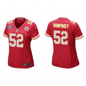 Creed Humphrey Women's Kansas City Chiefs Super Bowl LVII Red Game Jersey