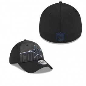Men's Dallas Cowboys Black 2023 NFL Training Camp Team Colorway 39THIRTY Flex Fit Hat