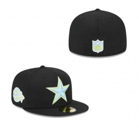 Dallas Cowboys Colorpack Black 59FIFTY Fitted Hat