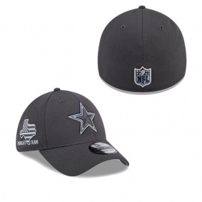 Men's Dallas Cowboys Graphite 2024 NFL Draft 39THIRTY Flex Hat