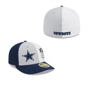 Men's Dallas Cowboys Gray Navy 2023 Sideline Low Profile 59FIFTY Fitted Hat