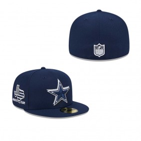 Men's Dallas Cowboys Navy 2024 NFL Draft 59FIFTY Fitted Hat