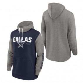 Men's Dallas Cowboys Nike Navy Fashion Color Block Pullover Hoodie