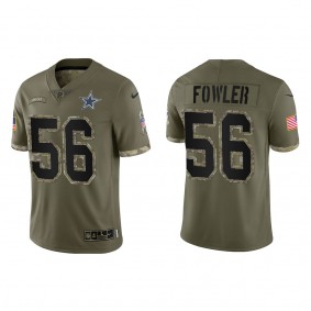 Dante Fowler Jr. Dallas Cowboys Olive 2022 Salute To Service Limited Jersey