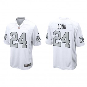 Men's David Long Las Vegas Raiders White Alternate Game Jersey