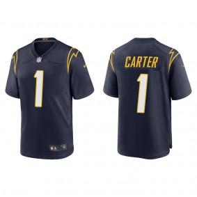 Men's Los Angeles Chargers DeAndre Carter Navy Alternate Game Jersey