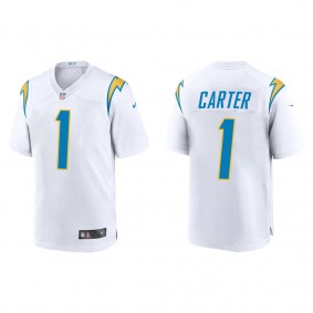 Men's Los Angeles Chargers DeAndre Carter White Game Jersey