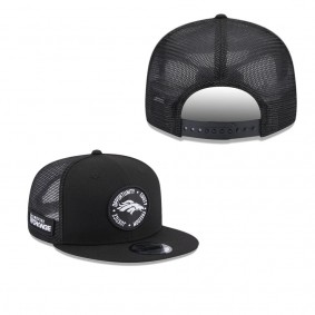 Men's Denver Broncos Black 2022 Inspire Change Trucker 9FIFTY Adjustable Snapback Hat