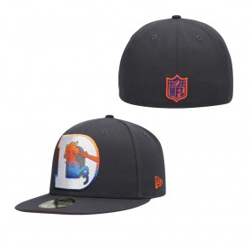 Men's Denver Broncos Graphite Color Dim 59FIFTY Fitted Hat