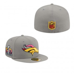 Men's Denver Broncos Gray Color Pack 59FIFTY Fitted Hat