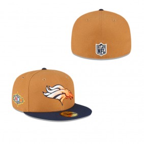 Denver Broncos Light Bronze 59FIFTY Fitted Hat