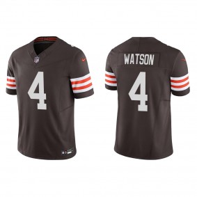 Men's Cleveland Browns Deshaun Watson Brown Vapor F.U.S.E. Limited Jersey