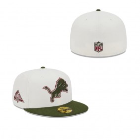Detroit Lions Olive Branch 59FIFTY Fitted Hat