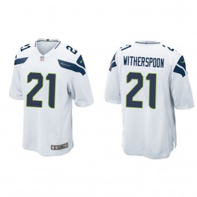 Men's Seattle Seahawks Devon Witherspoon White 2023 NFL Draft Jersey